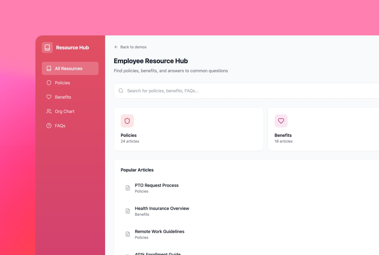 Knowledge and runbooks